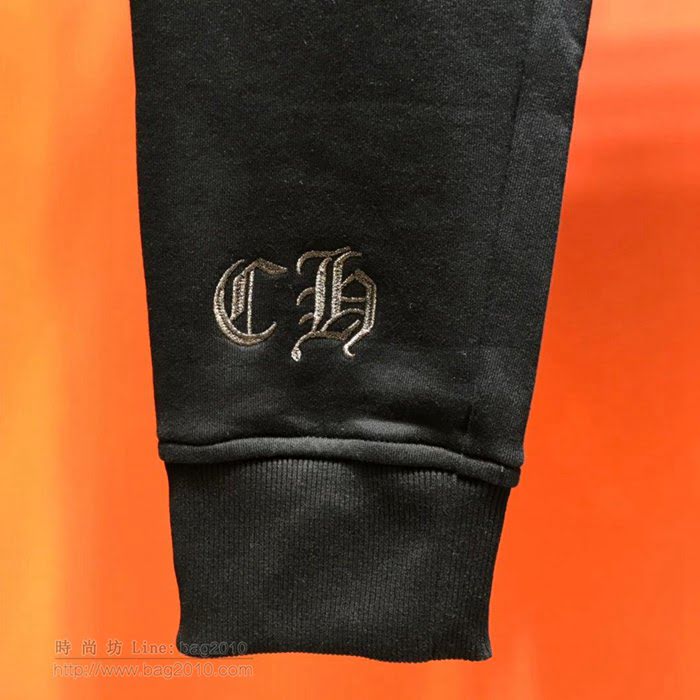 ChromeHearts男裝 克羅心19/20FW新款 重工刺繡衛褲 男士休閒褲  tzy2341